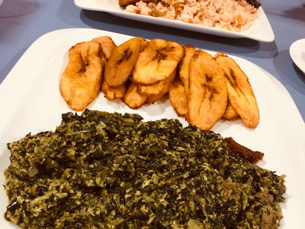 Ndolé Spécial + Riz