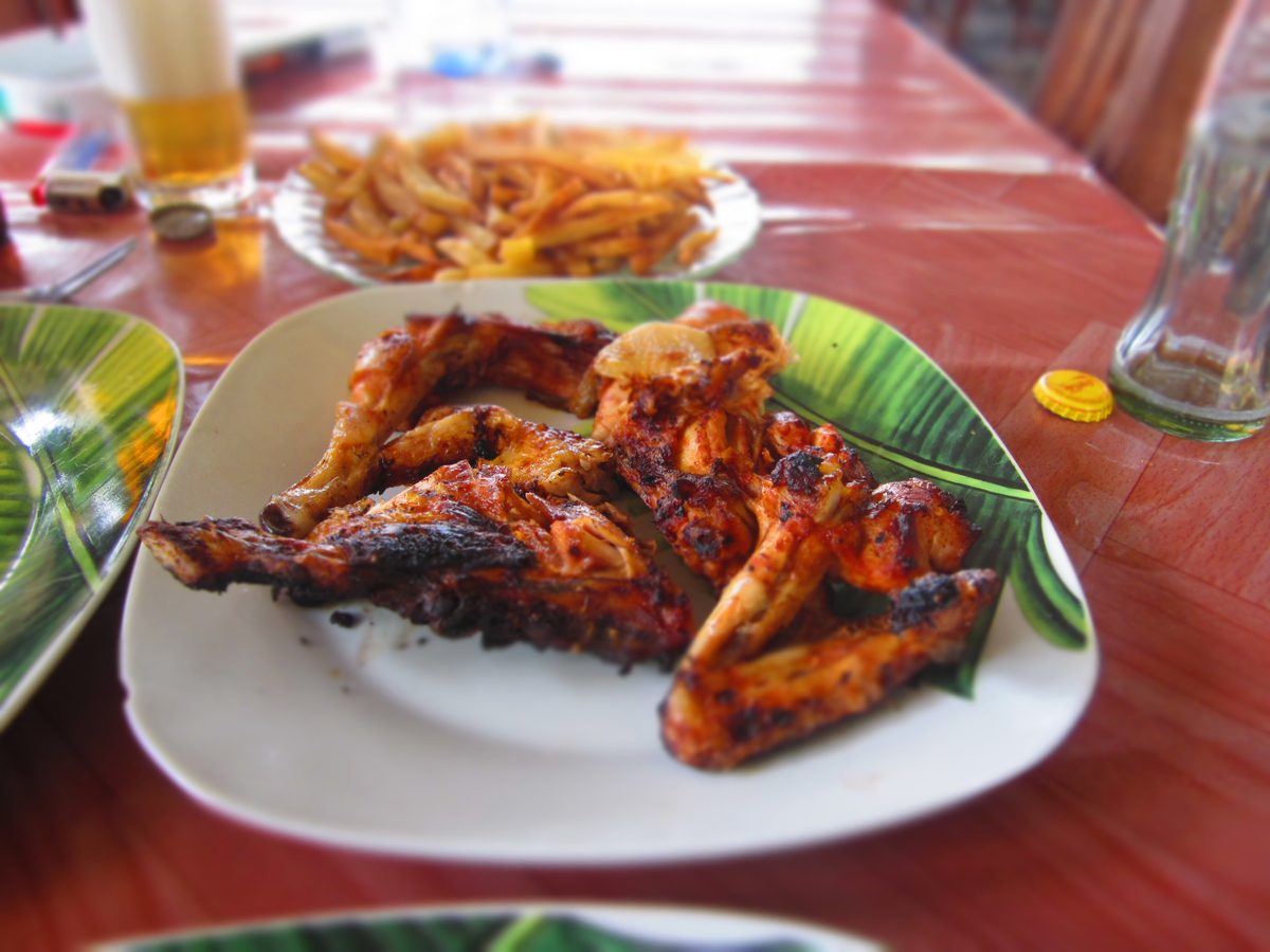 Poulet braisé entier